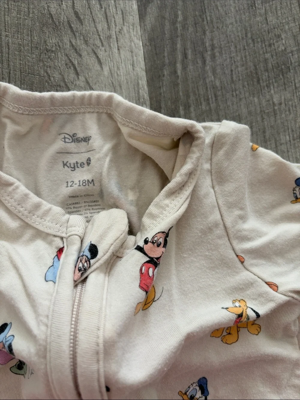 Disney x Kyte Baby Short-Sleeve One-Piece Romper
